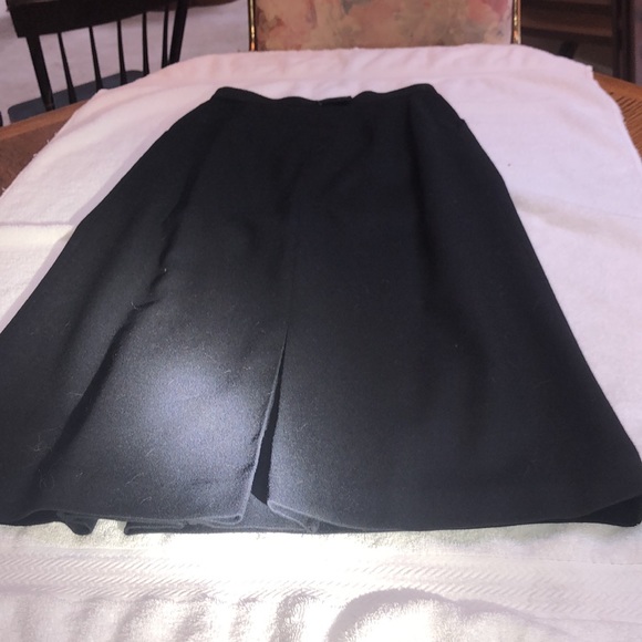 Vintage Cottage Tailor Women’s A-line Black Wool Lined Skirt, Size 4, Exc. Cond. - Picture 5 of 8